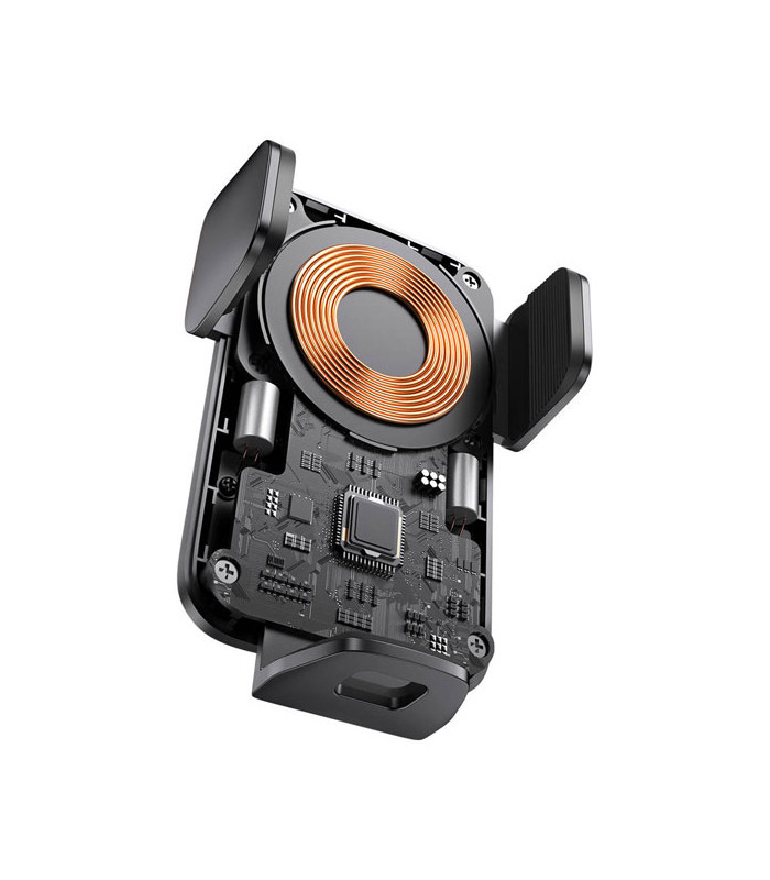 پایه نگهدارنده و شارژر وایرلس گوشی موبایل باسئوس مدل Wisdom Auto Alignment CGZX000001