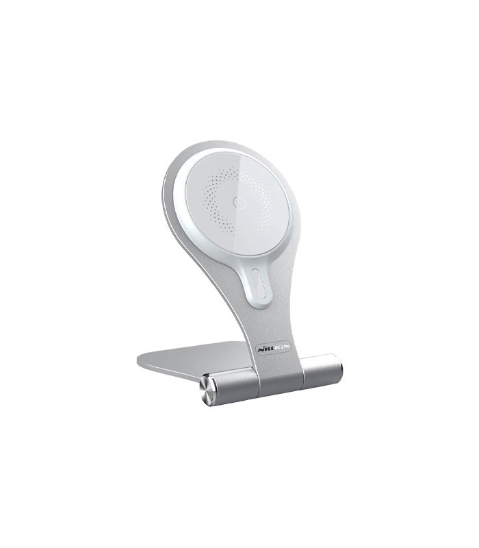 پایه نگهدارنده و شارژر وایرلس رومیزی گوشی موبایل نیلکین مدل NKT11 MagStand