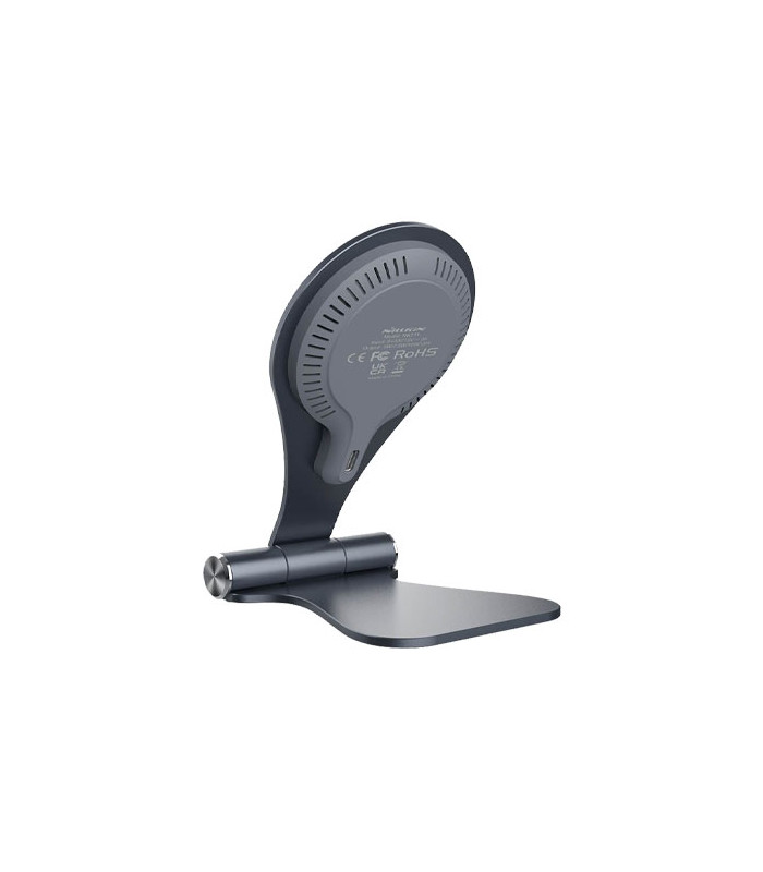 پایه نگهدارنده و شارژر وایرلس رومیزی گوشی موبایل نیلکین مدل NKT11 MagStand