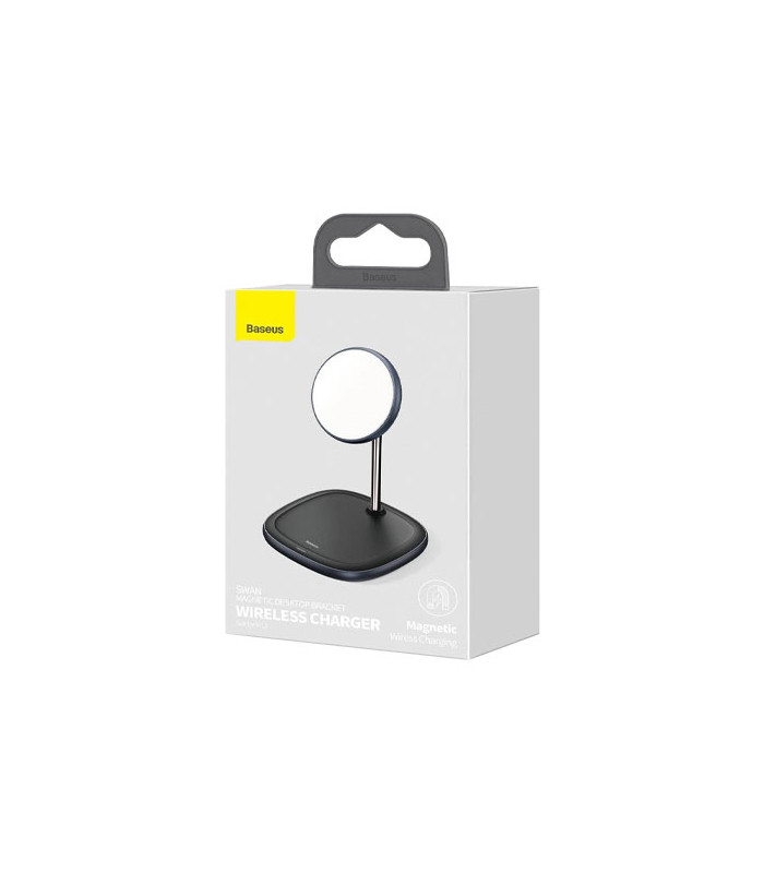 پایه نگهدارنده و شارژر وایرلس گوشی موبایل باسئوس مدل Swan WXSW-01