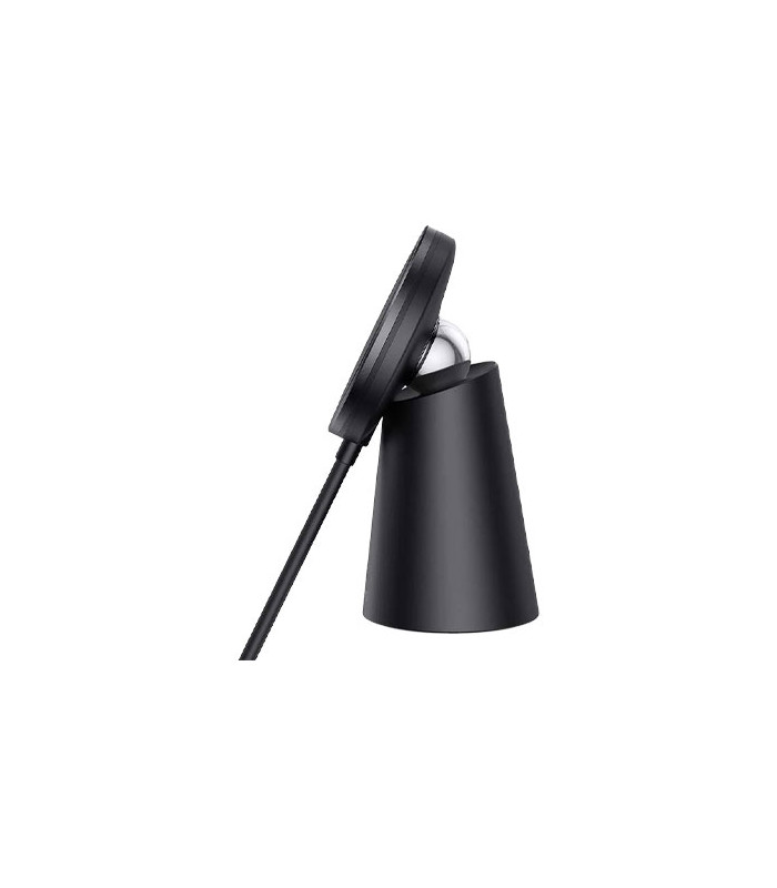 پایه نگهدارنده و شارژر وایرلس رومیزی گوشی موبایل باسئوس مدل Simple Magnetic CCJJ000001