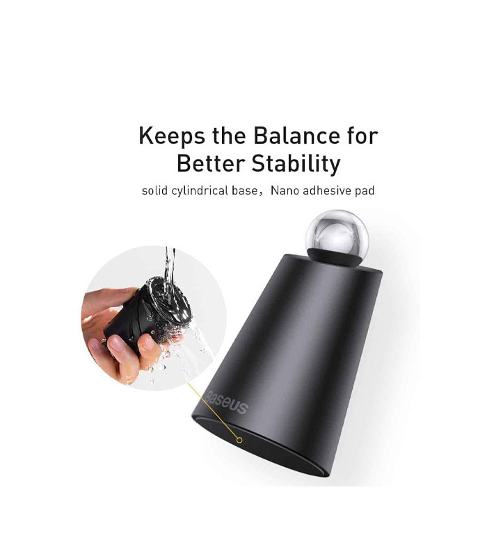 پایه نگهدارنده و شارژر وایرلس رومیزی گوشی موبایل باسئوس مدل Simple Magnetic CCJJ000001