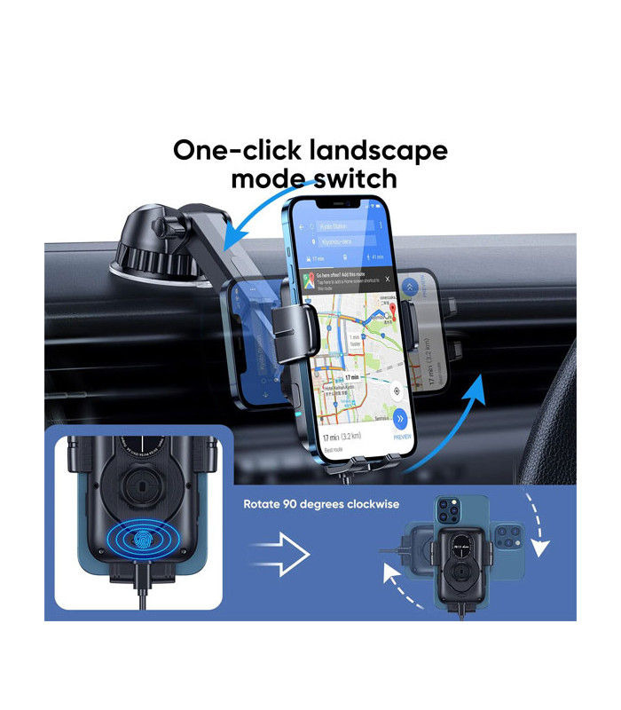 پایه نگهدارنده و شارژر وایرلس گوشی موبایل جویروم مدل JR-ZS242