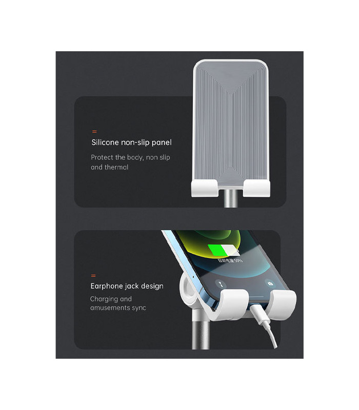 پایه نگهدارنده و شارژر وایرلس رومیزی مک دودو مدل CH-0530