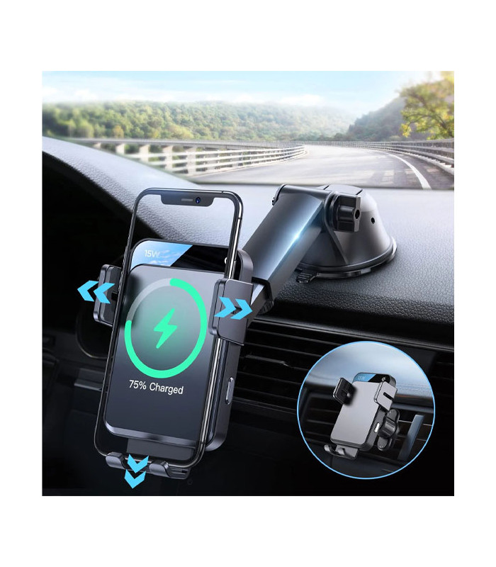 پایه نگهدارنده و شارژر وایرلس گوشی موبایل جویروم مدل JR-ZS219