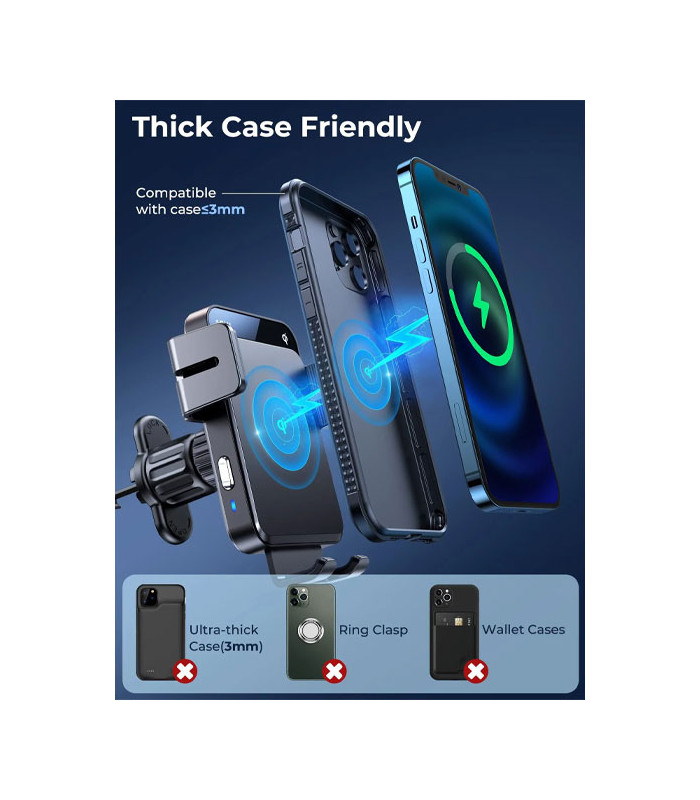 پایه نگهدارنده و شارژر وایرلس گوشی موبایل جویروم مدل JR-ZS219