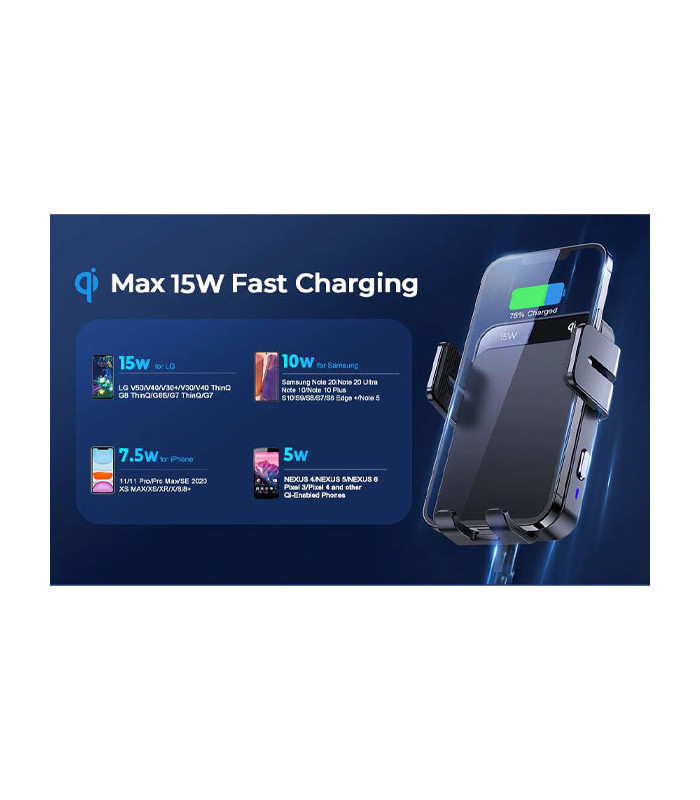 پایه نگهدارنده و شارژر وایرلس گوشی موبایل جویروم مدل JR-ZS219