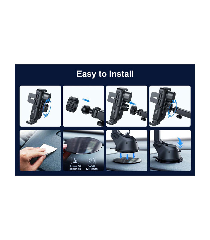 پایه نگهدارنده و شارژر وایرلس گوشی موبایل جویروم مدل JR-ZS219