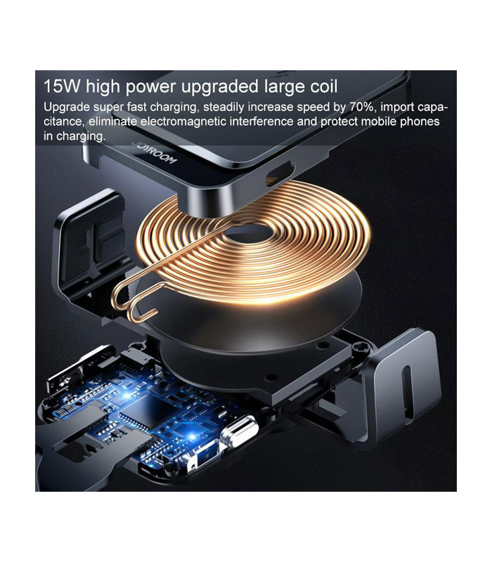 پایه نگهدارنده و شارژر وایرلس گوشی موبایل جویروم مدل JR-ZS219