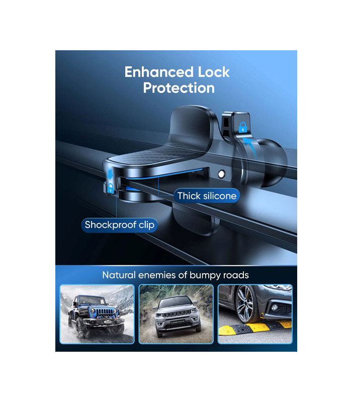 پایه نگهدارنده و شارژر وایرلس دریچه کولری گوشی موبایل جویروم مدل JR-ZS246