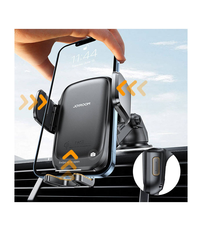 پایه نگهدارنده و شارژر وایرلس گوشی موبایل جویروم مدل JR-ZS243