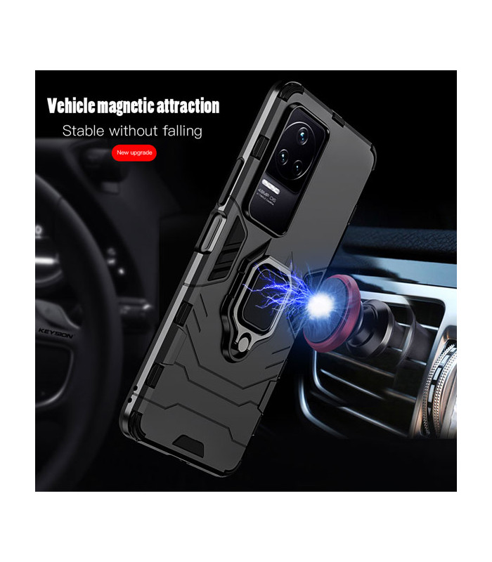 کاور محافظ کیشن مدل Keysion Shockproof Armor Ring Holder مناسب برای گوشی Xiaomi Redmi K50 / K50 Pro