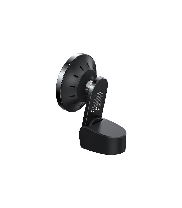پایه نگهدارنده و شارژر وایرلس گوشی موبایل باسئوس مدل Big Energy Car Mount Wireless Charger WXJN-01