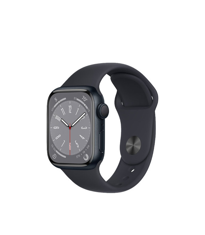 ساعت هوشمند اپل واچ سری 8 مدل Midnight Aluminum Case with Sport Band 41mm