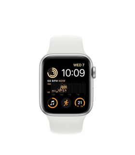 ساعت هوشمند اپل واچ سری SE 2022 مدل Silver Aluminum Case with Sport Band 40mm