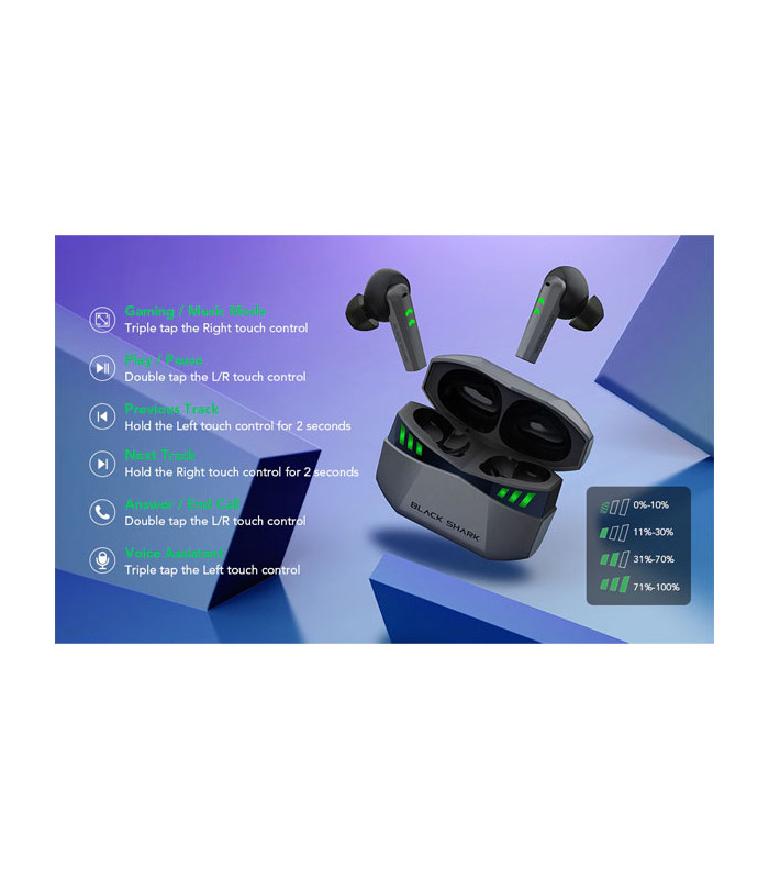 هدفون بی‌ سیم شیائومی مدل Black Shark Lucifer T2