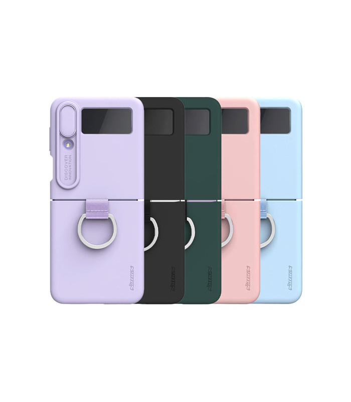 کاور محافظ سیلیکونی مدل CamShield Silky مناسب برای گوشی Samsung Galaxy Z Flip 4 5G