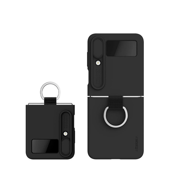 کاور محافظ سیلیکونی مدل CamShield Silky مناسب برای گوشی Samsung Galaxy Z Flip 4 5G