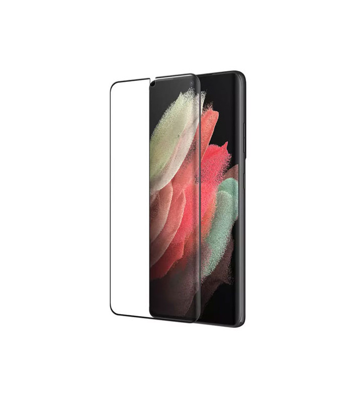 پک دوتایی محافظ صفحه خمیده تمام صفحه نیلکین Impact Film مناسب برای گوشی Samsung Galaxy S21 Ultra