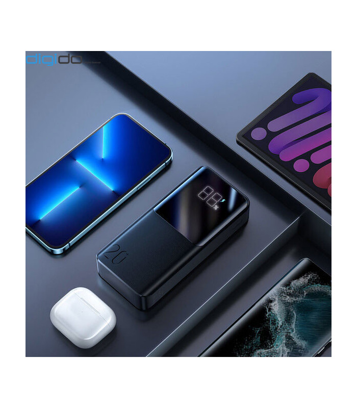 پاوربانک جویروم مدل JR-QP192 با ظرفيت 20000 ميلی آمپر ساعت