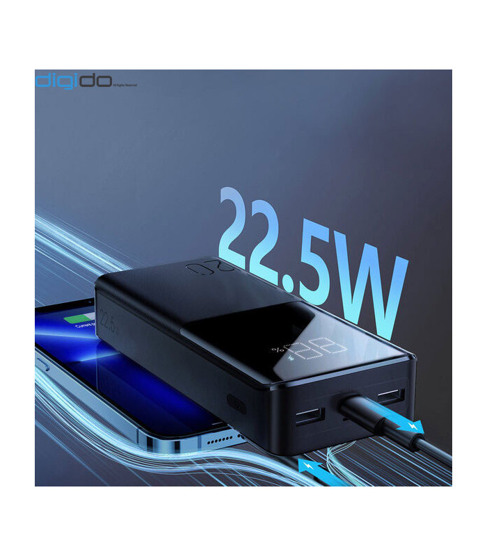 پاوربانک جویروم مدل JR-QP192 با ظرفيت 20000 ميلی آمپر ساعت