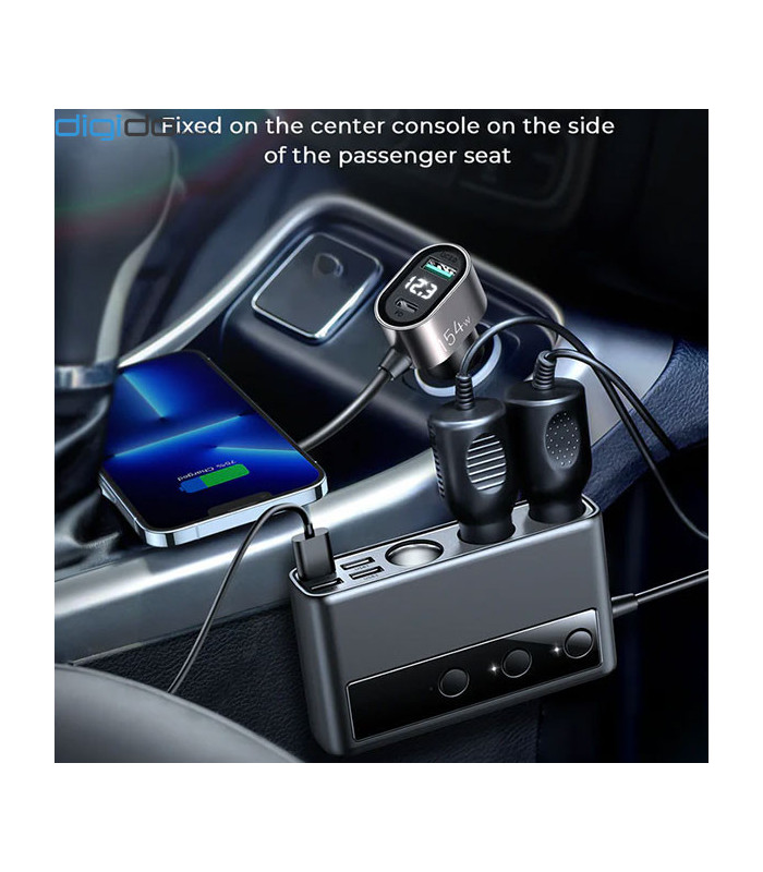 شارژر فندکی فست شارژ جویروم مدل JR-CL06