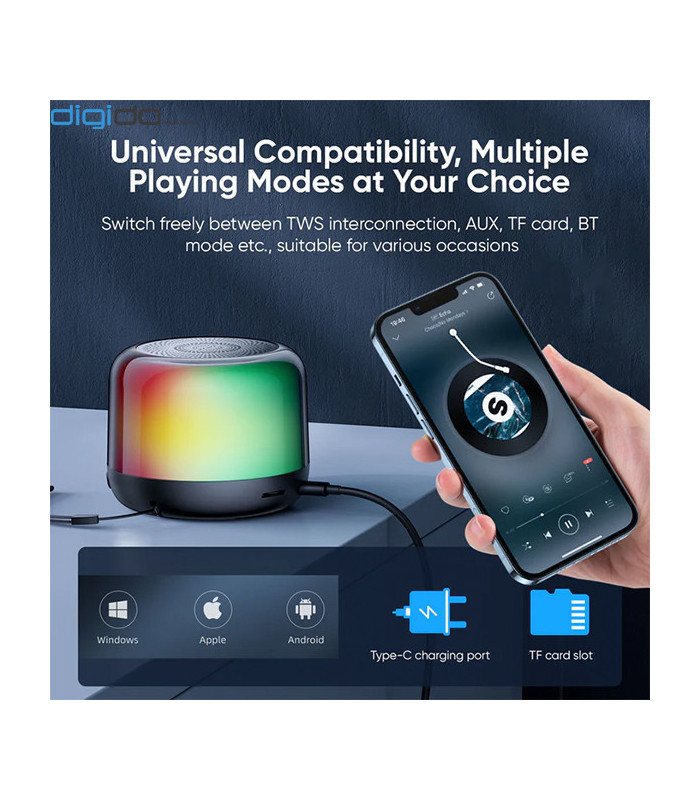 اسپیکر بلوتوثی جویروم مدل JR-ML03