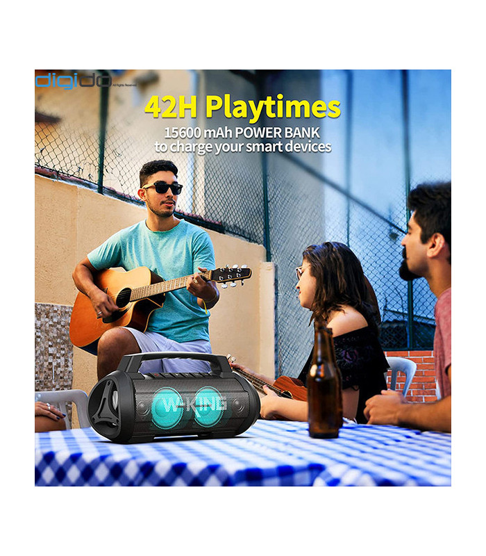 اسپیکر بلوتوثی دبلیو کینگ مدل D10