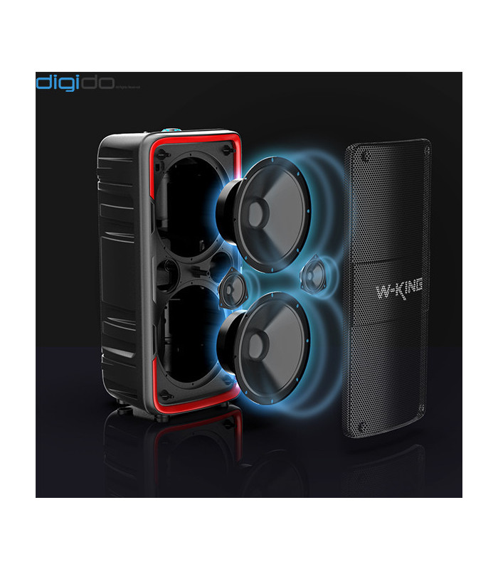 اسپیکر بلوتوثی دبلیو کینگ مدل T7