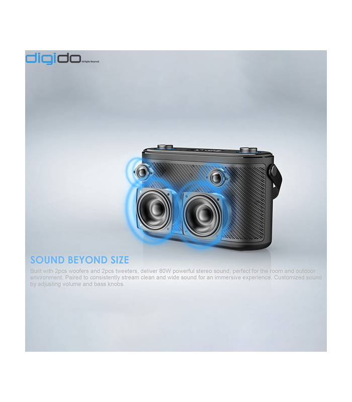 اسپیکر بلوتوثی دبلیو کینگ مدل H10S