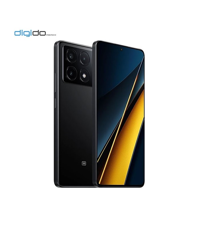 گوشی موبایل شیائومی مدل Poco X6 Pro 5G دو سیم کارت ظرفیت 12/256 گیگابایت رنگ مشکی- دیجی دو