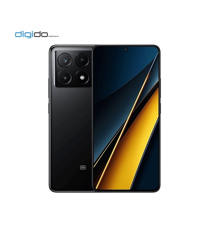 گوشی موبایل شیائومی مدل Poco X6 Pro 5G دو سیم کارت ظرفیت 12/256 گیگابایت رنگ مشکی- دیجی دو