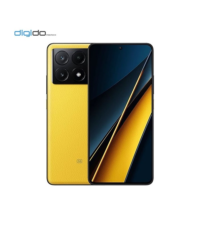 گوشی موبایل شیائومی مدل Poco X6 Pro 5G دو سیم کارت ظرفیت 8/256 گیگابایت رنگ زرد- دیجی دو
