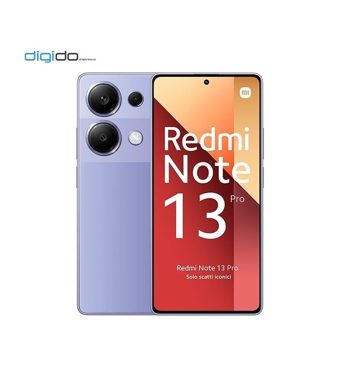 گوشی موبایل شیائومی مدل Redmi Note 13 Pro 4G دو سیم کارت ظرفیت 12/512 گیگابایت رنگ بنفش- دیجی دو