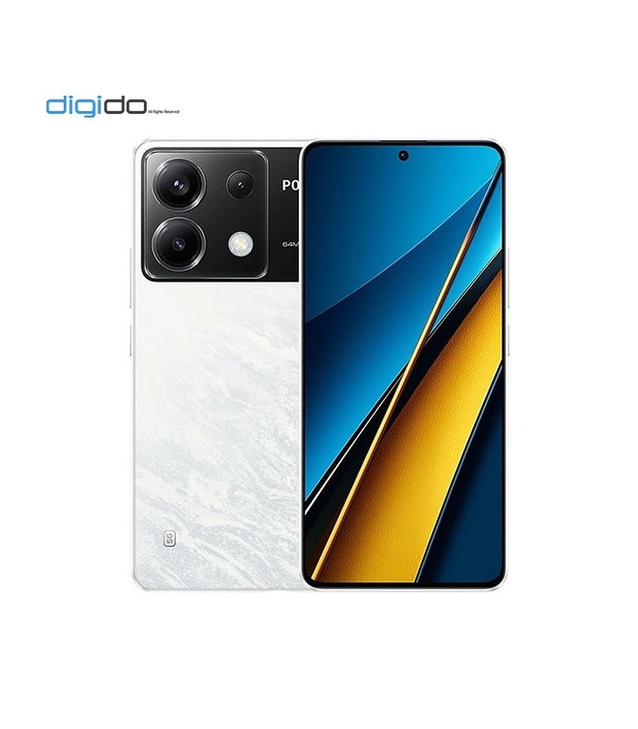 گوشی موبایل شیائومی مدل Poco X6 5G دو سیم کارت ظرفیت 12/256 گیگابایت رنگ سفید - دیجی دو