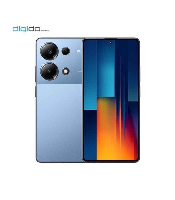 گوشی موبایل شیائومی مدل Poco M6 Pro 4G دو سیم کارت ظرفیت 8/256 گیگابایت رنگ آبی - دیجی دو