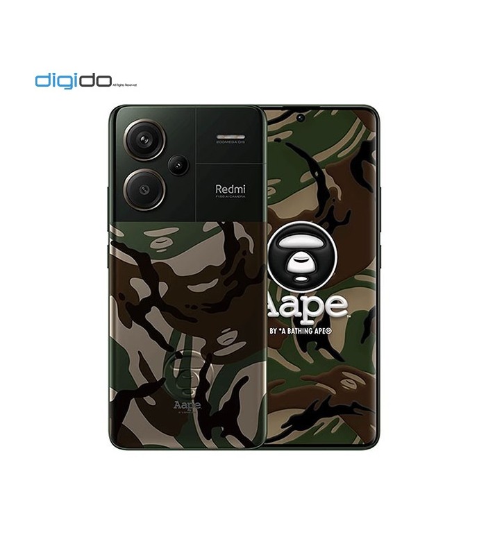 گوشی موبایل شیائومی مدل Redmi Note 13 Pro Plus 5G دو سیم کارت ظرفیت 12/512 گیگابایت رنگ سبز ارتشی - دیجی دو