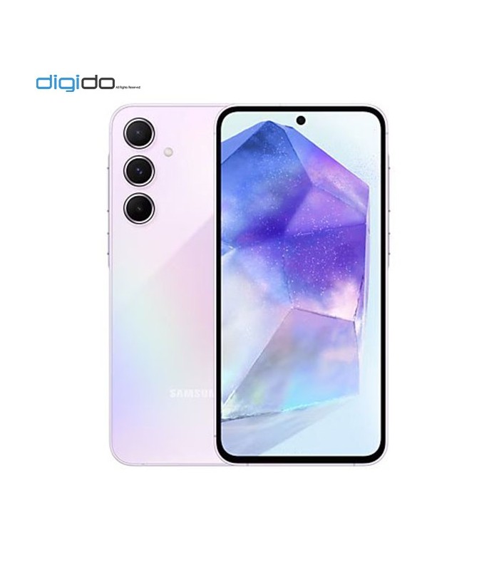 گوشی موبایل سامسونگ مدل Galaxy A55 5G دو سیم کارت ظرفیت 8/256 گیگابایت رنگ یاسی - دیجی دو