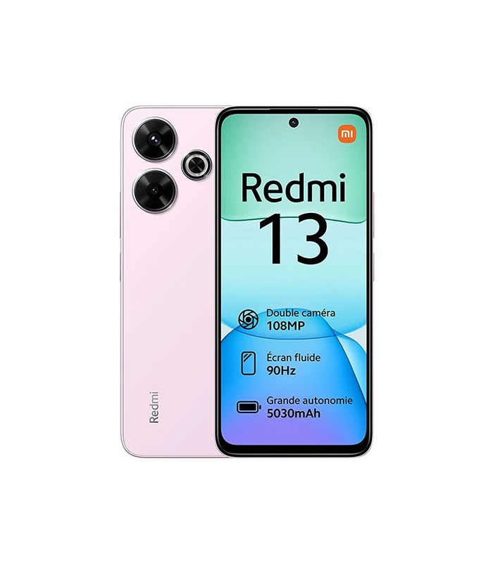 گوشی موبایل شیائومی مدل Xiaomi Redmi 13 4G دو سیم کارت ظرفیت 8/256 گیگابایت رنگ صورتی