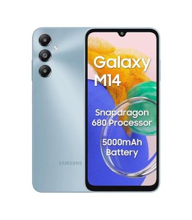 گوشی موبایل سامسونگ مدل Galaxy M14 4G دو سیم کارت ظرفیت 4/64 گیگابایت - رنگ آبی روشن
