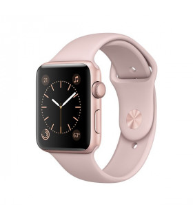 ساعت هوشمند اپل واچ سري 2 مدل 38mm Rose Gold Aluminum Case with Pink Sand Sport Band