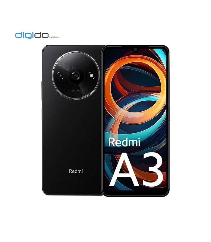 گوشی موبایل شیائومی مدل Redmi A3 دو سیم کارت ظرفیت 3/64 گیگابایت رنگ مشکی