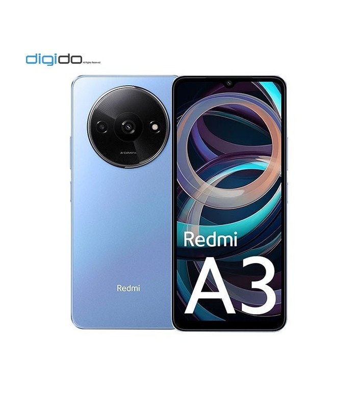 گوشی موبایل شیائومی مدل Redmi A3 دو سیم کارت ظرفیت 3/64 گیگابایت رنگ آبی