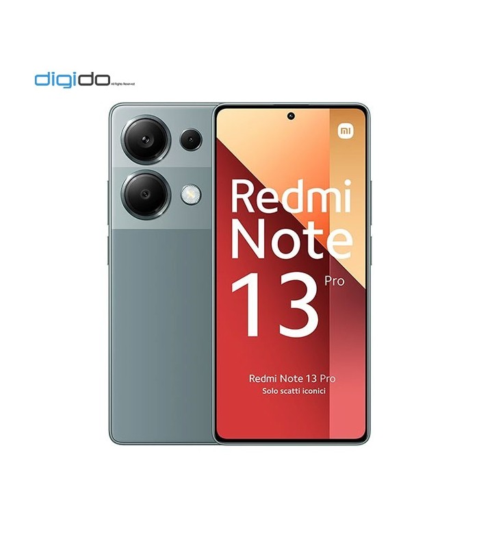 گوشی موبایل شیائومی مدل Redmi Note 13 Pro 4G دو سیم کارت ظرفیت 12/256 گیگابایت رنگ سبز- دیجی دو