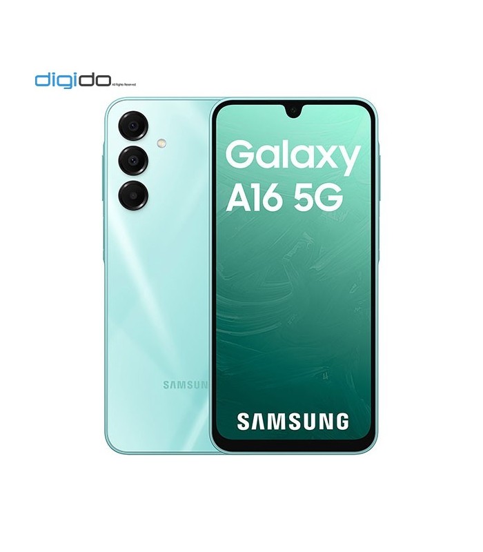 گوشی موبایل سامسونگ مدل (Galaxy A16 (5G دو سیم کارت ظرفیت 6/128 گیگابایت رنگ سبز روشن