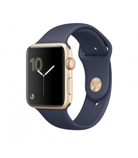 ساعت هوشمند اپل واچ سري 2 مدل 42mm Rose Gold Case with Midnight Blue Sport Band
