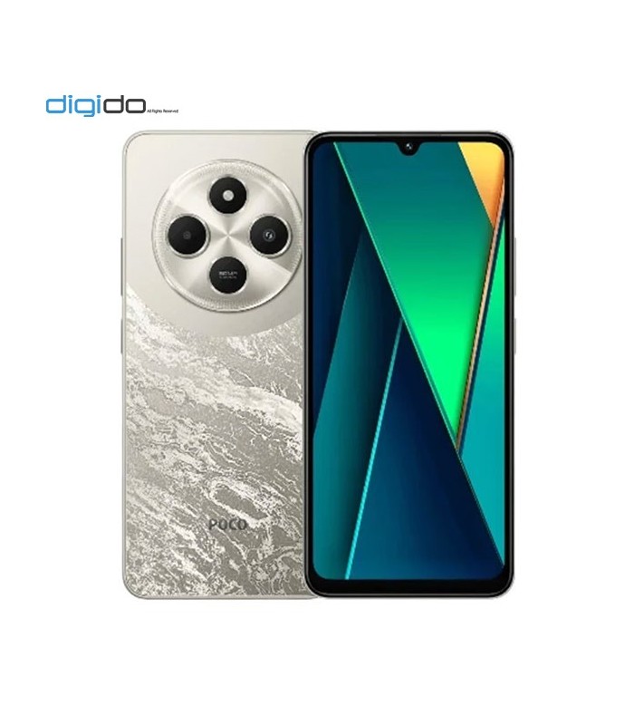 گوشی موبایل شیائومی مدل Poco C75 دو سیم کارت ظرفیت 6/128 گیگابایت رنگ طلایی