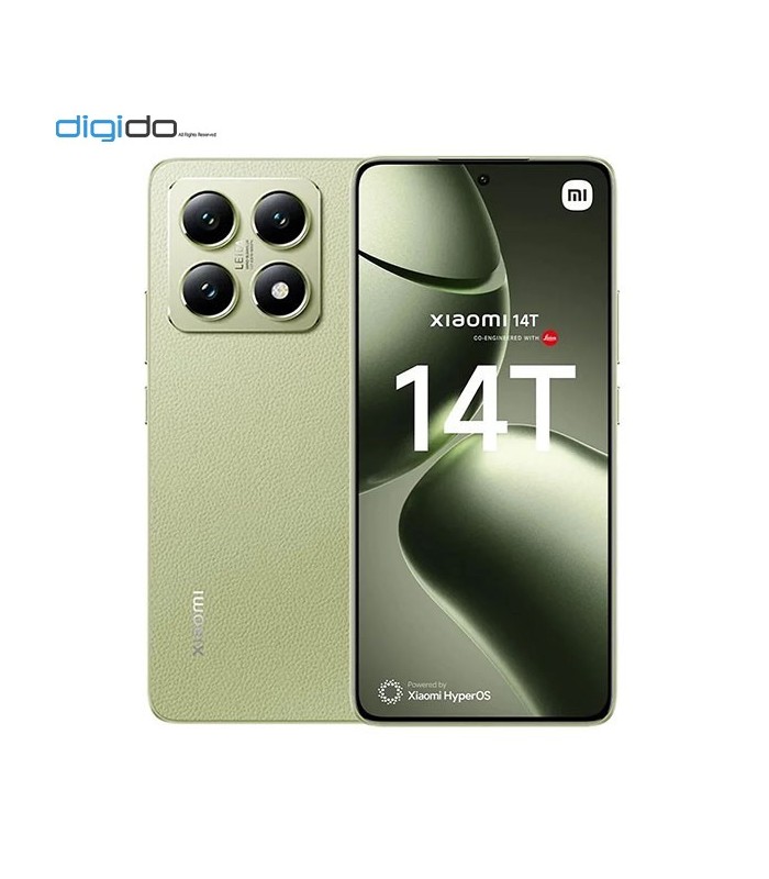 گوشی موبایل شیائومی مدل 14T 5G دو سیم کارت ظرفیت 12/512 گیگابایت رنگ سبز