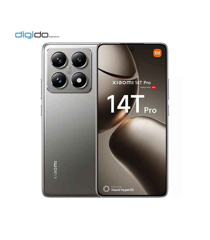 گوشی موبایل شیائومی مدل 14T Pro 5G دو سیم کارت ظرفیت 12/1TB گیگابایت رنگ خاکستری