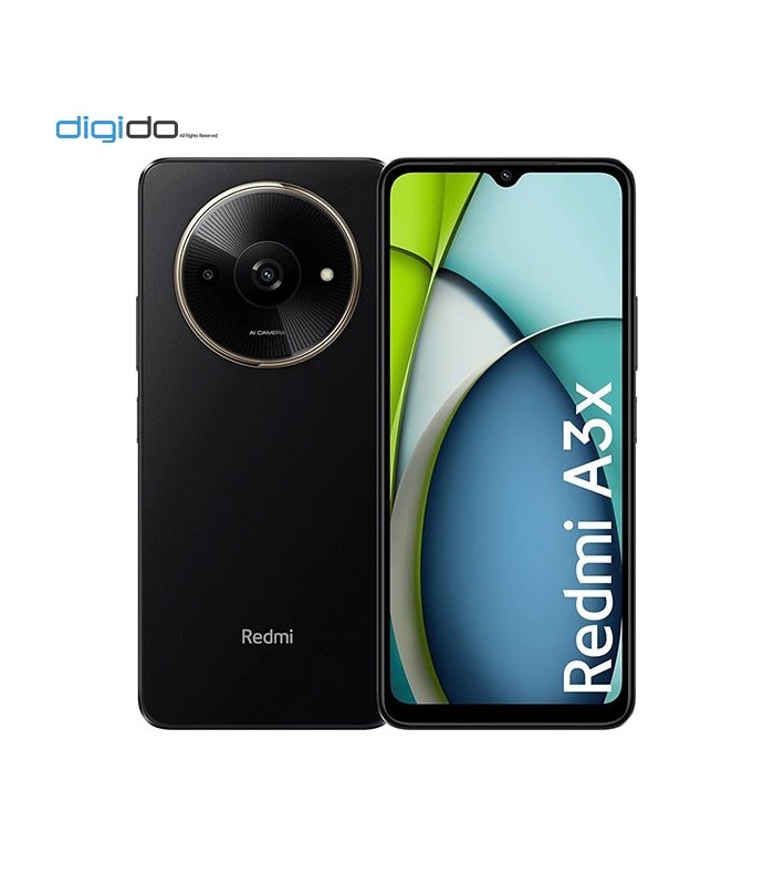 گوشی موبایل شیائومی مدل Redmi A3X دو سیم کارت ظرفیت 3/64 گیگابایت رنگ مشکی